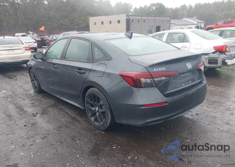 2025 Honda Civic Sport z USA, uszkodzony, nr VIN 2HGFE2F50SH591635